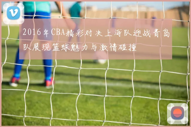 2016年CBA精彩对决上海队迎战青岛队展现篮球魅力与激情碰撞